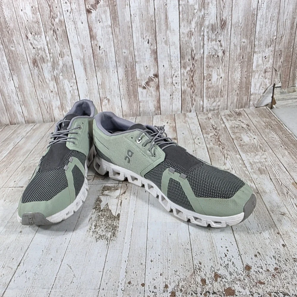 On Running Cloud 2.0 Mens 13 Aloe Shadow Green Grey Sneakers 79.98228